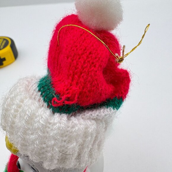 Giftco Snow Bells Christmas Ornament Snowman Bell with Knit Hat & Scarf - Picture 5 of 8